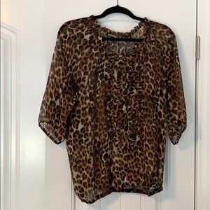 Express Leopard Blouse
